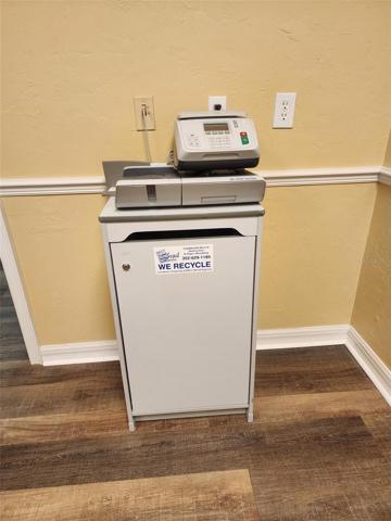 Shared postage meter & shredder service
