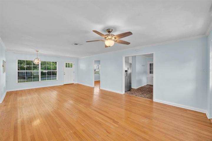 From Living Room to Front Dining Space and Front Door