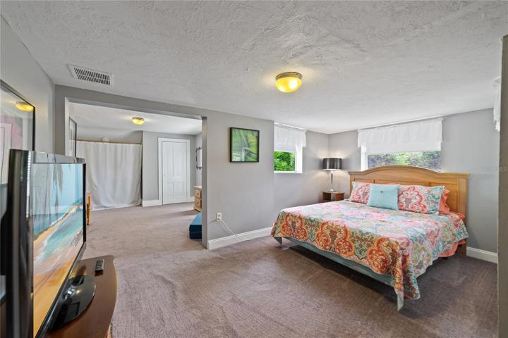 All of the bedrooms are large and unique!