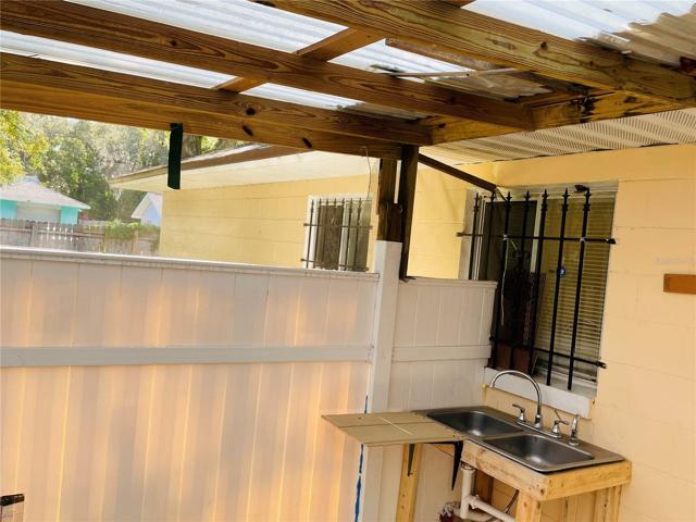 Back Patio Sink