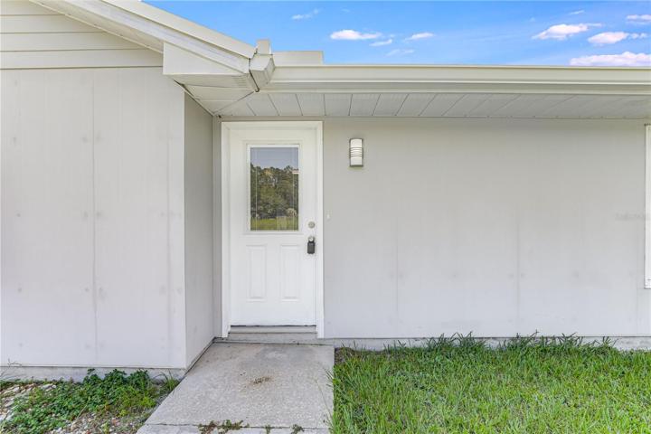 Side entry front door