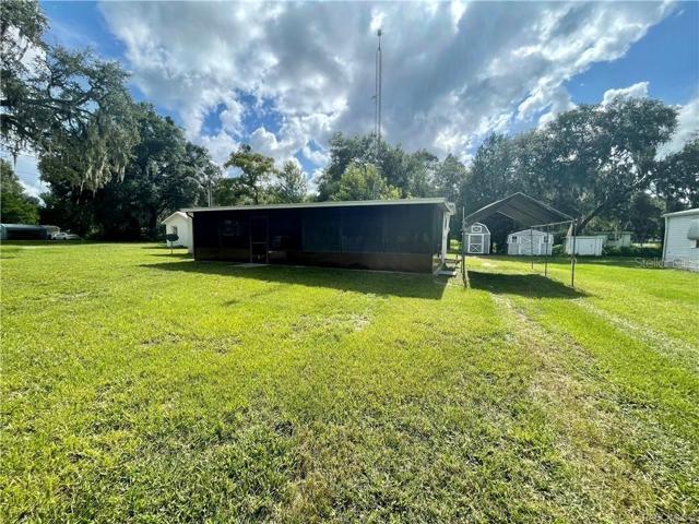 Large yard