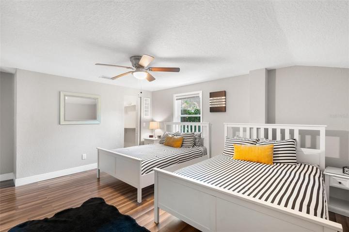 2nd Bedroom with Walk in Closet