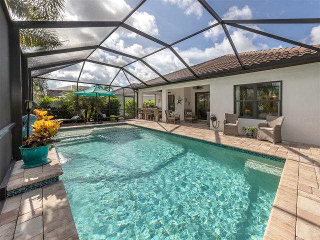 Water Feature On Back Wall Of Pool