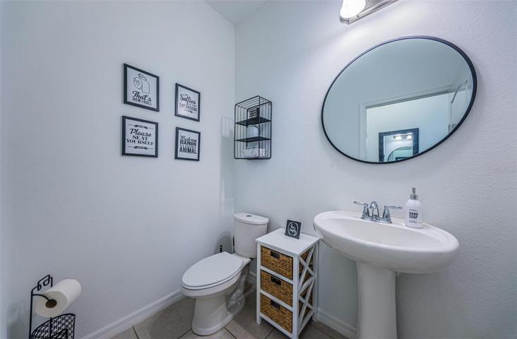 Half Bath on Main Floor
