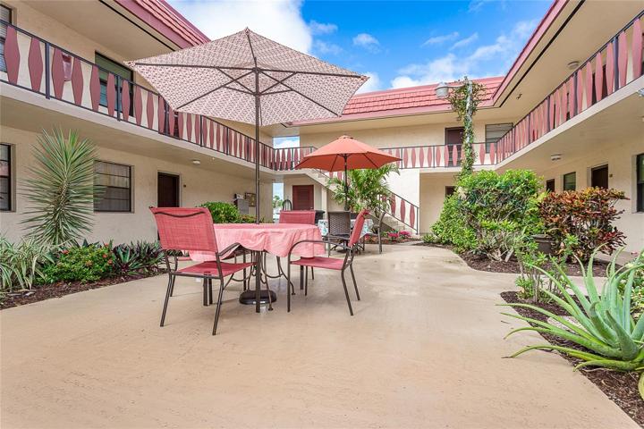 large courtyard