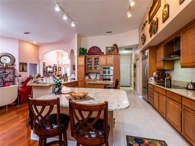 KITCHEN with QUARTZ COUNTER TOPS