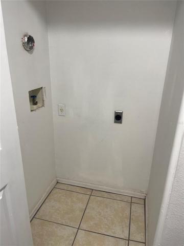 Space for washer/dryer