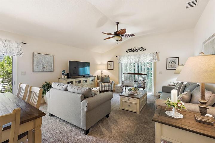 Living Area w/ Rear Sliding Door