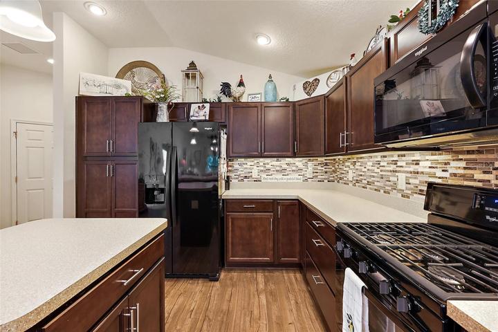 Kitchen w/ Vaulted Ceiling