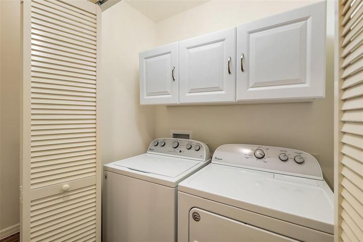 Inside Laundry Closet
