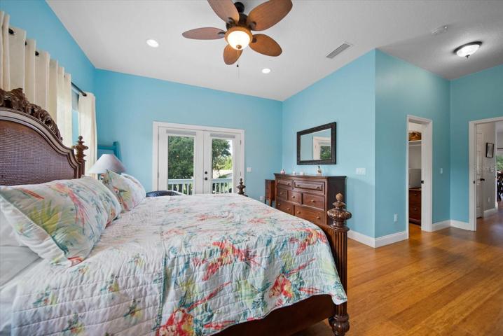 Master Suite with french doors to balcony