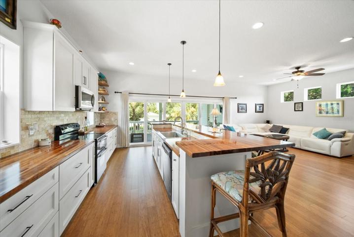 Upper floor main living kitchen