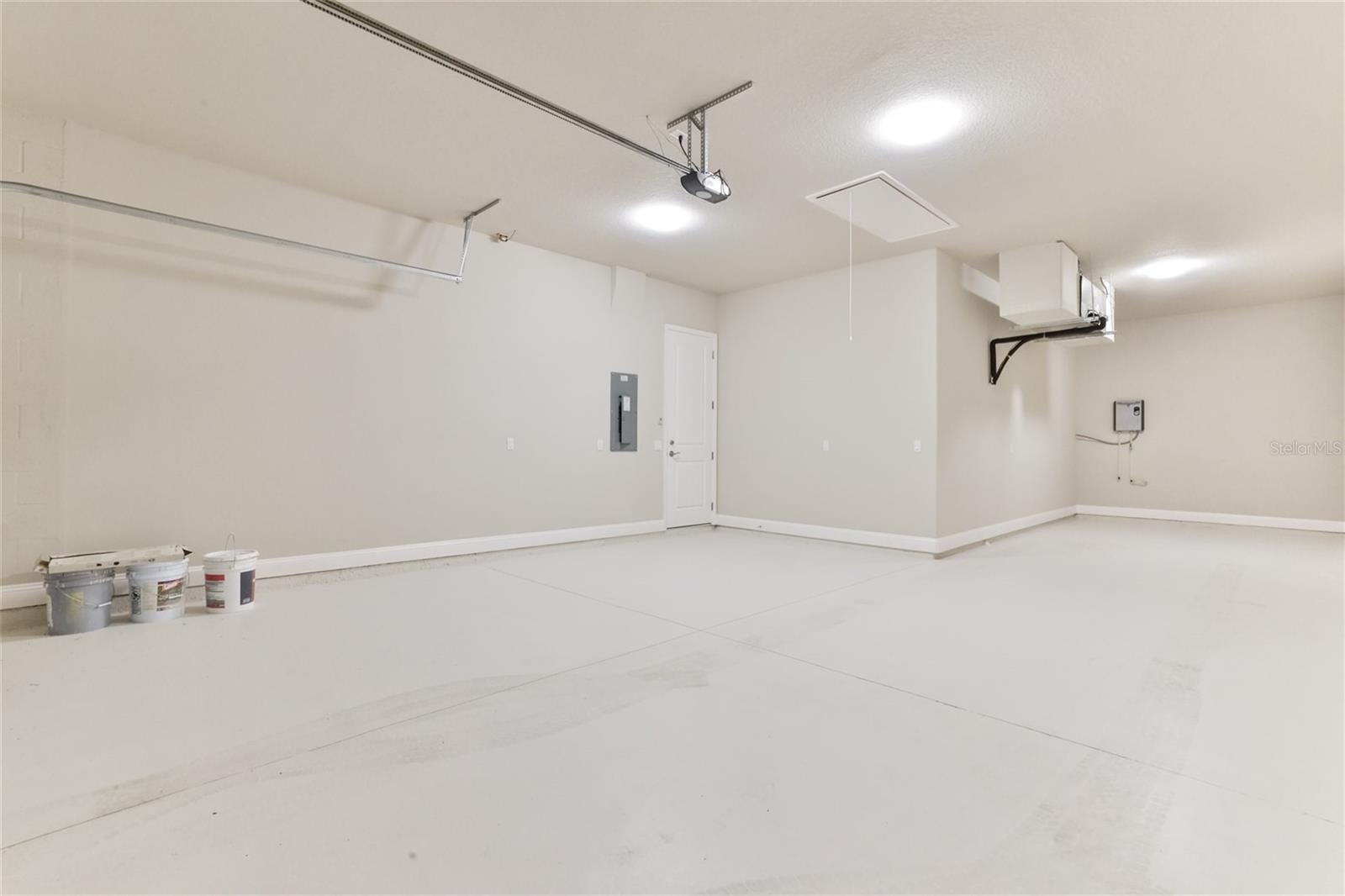 Garage with attic