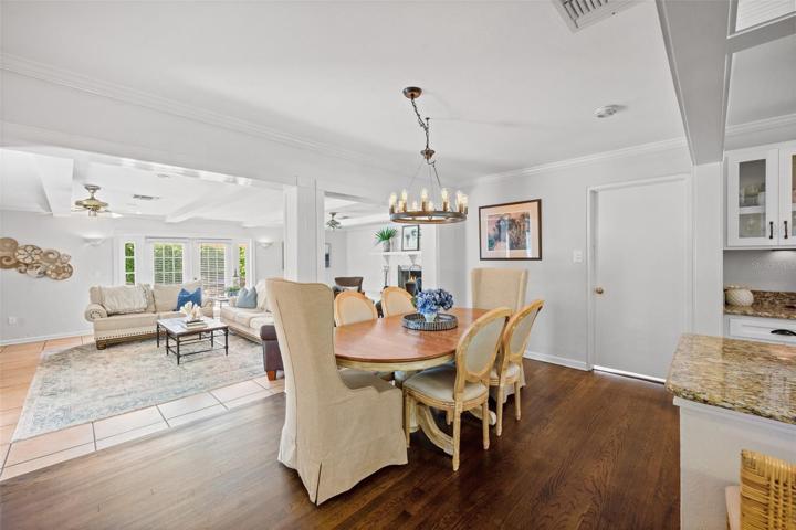 Dining Room off kitchen and living room