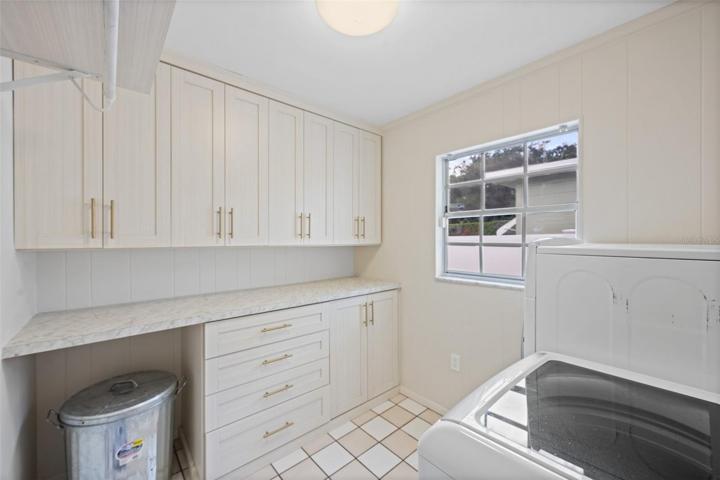 Laundry Room off the dining room and kitchen