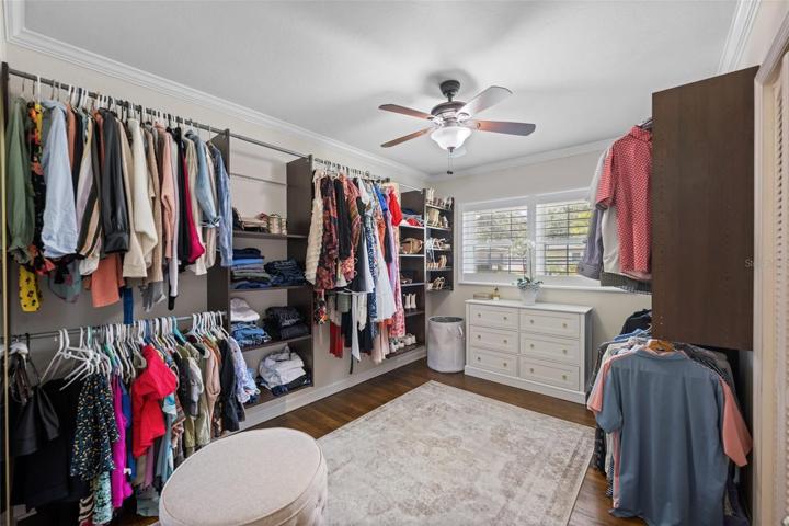 3rd Bedroom made into a closet  Easily converted back to a bedroom. Nice size closet on right wall.