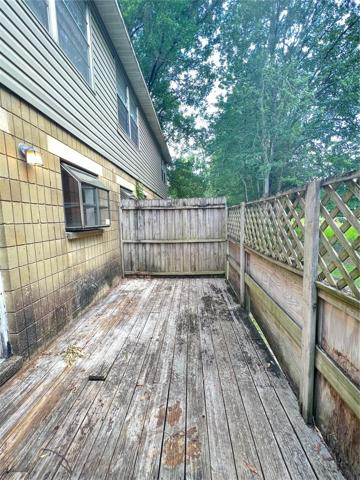 Unit C - rear deck