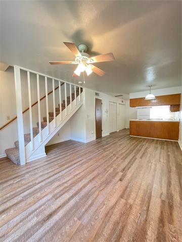 Unit B - living/dining combination