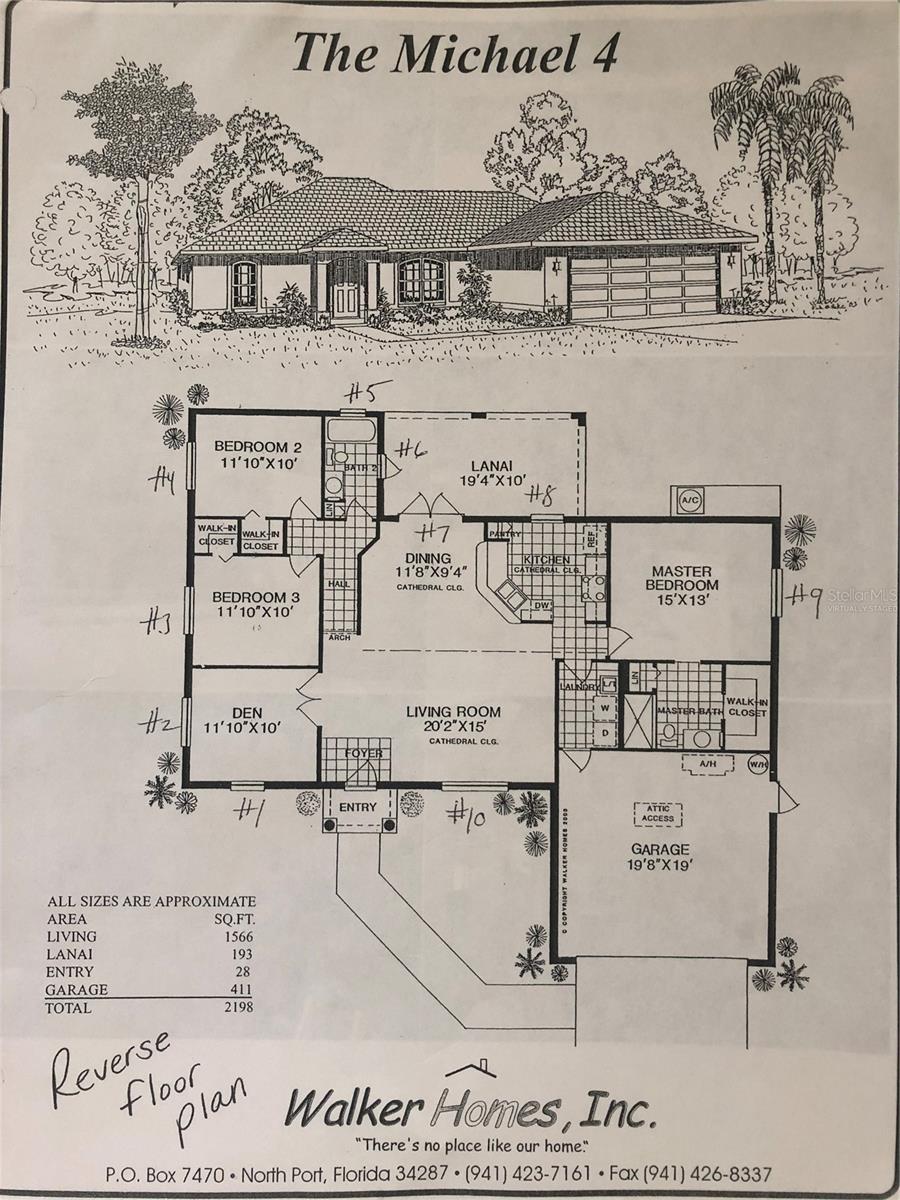 Floor plan (reversedvirtually staged