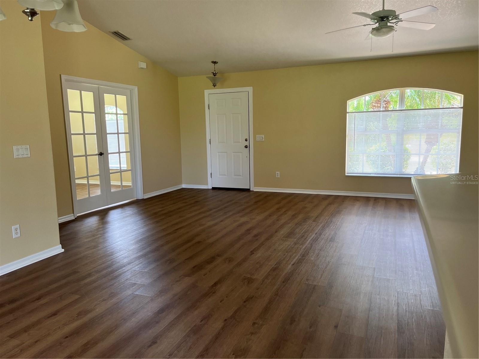 Open floor planVirtually staged