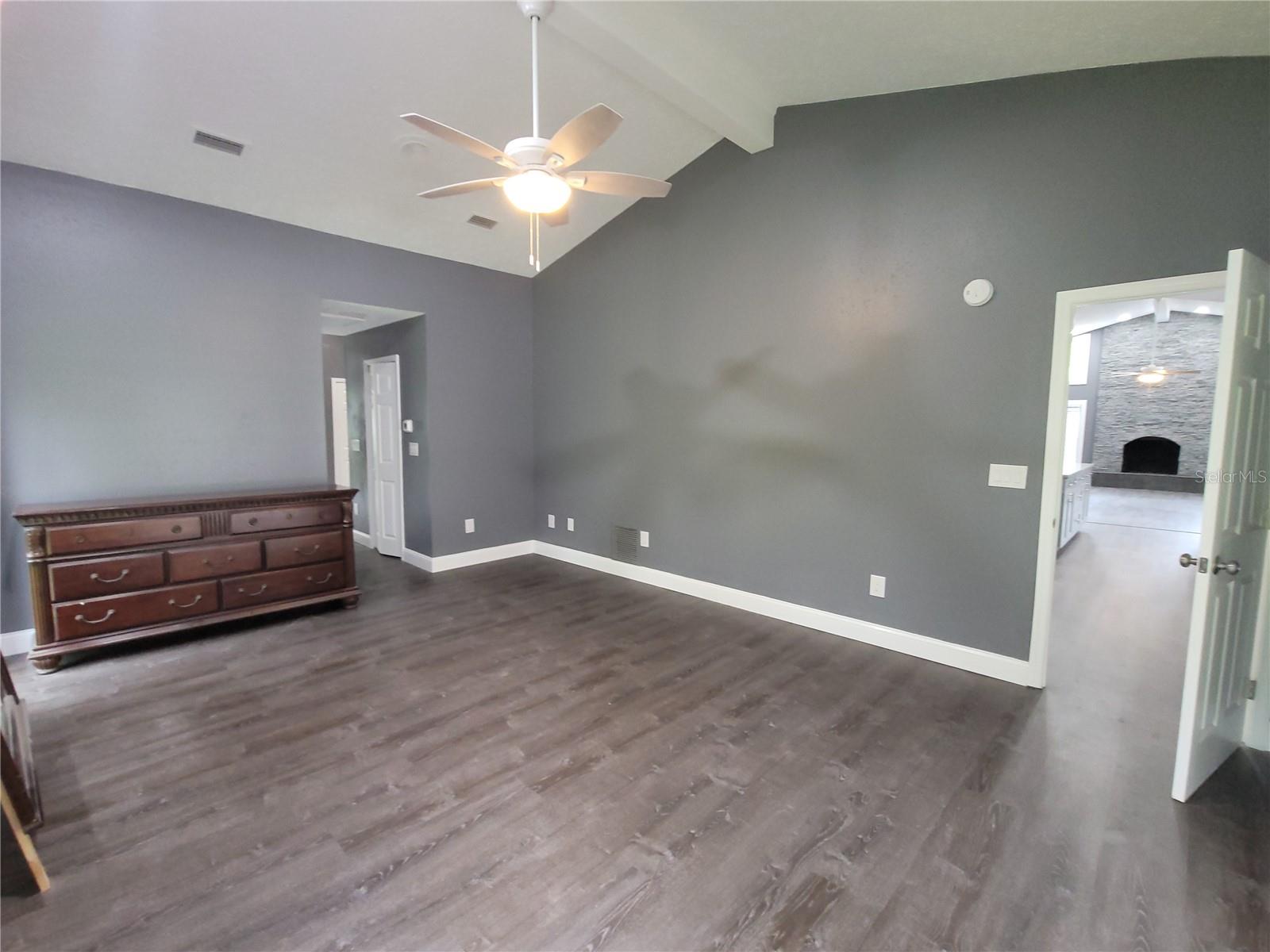 Enjoy the two walk in closets, that lead you into the spa style bath