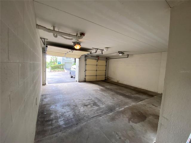 Oversized garage the open and the closed door are both yours.