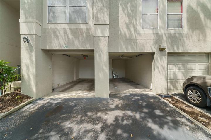 There's garage access to the unit from inside