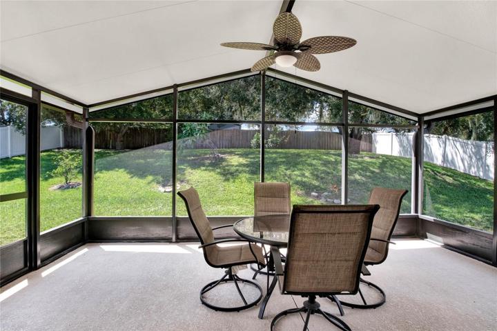 Screened Lanai.