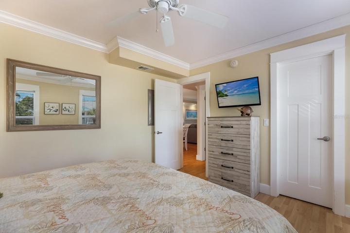 Bedroom #1 with crown molding