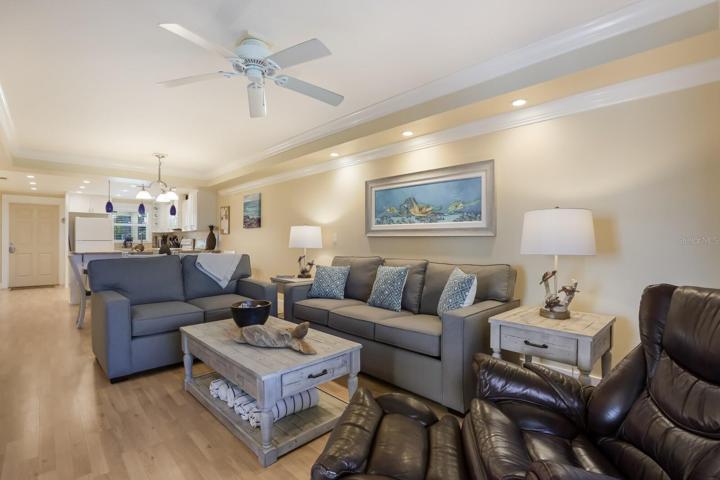 Sleeper sofa in living room