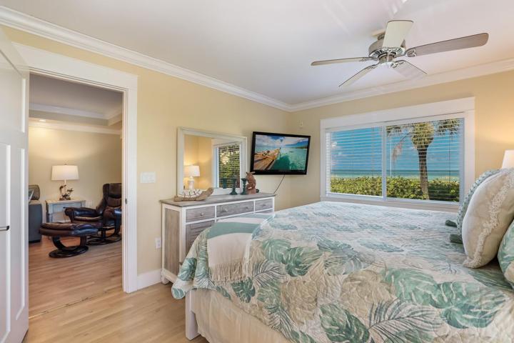Primary bedroom with gulf views and sounds!
