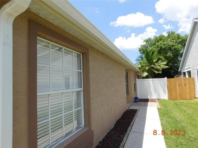 Private Entrance at side
