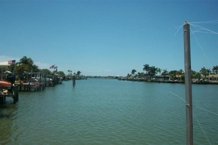 View from back yard with 90 Feet of Seawall