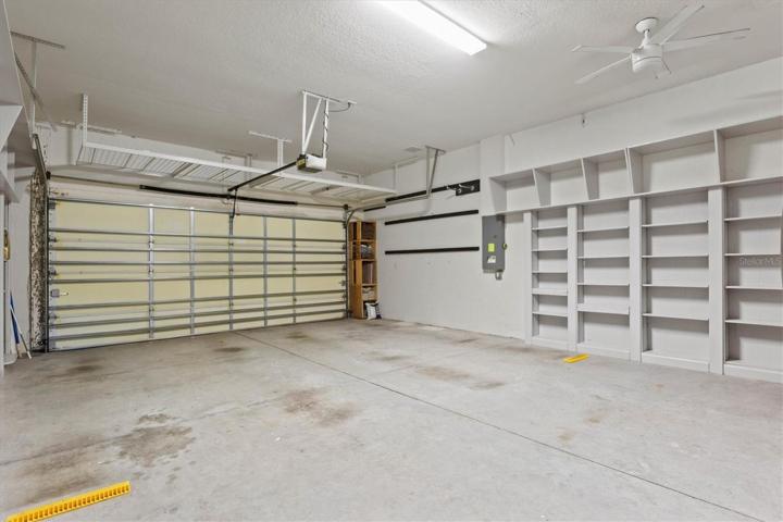 4 FT Expanded Garage with plenty of storage shelves