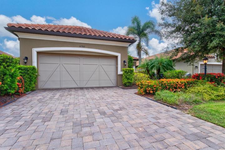 2 Extended Car Garage with Paved Driveway