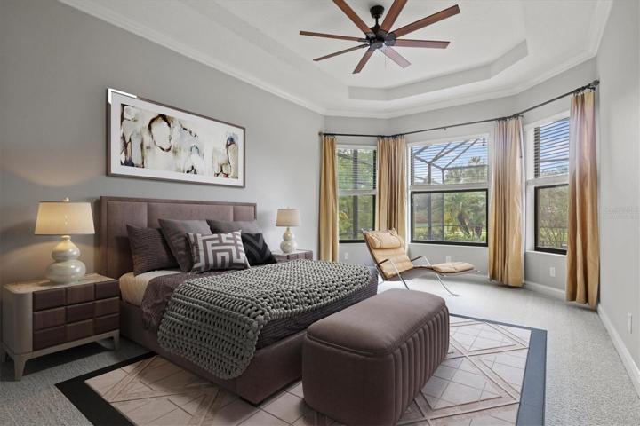 Virtually Staged - Master Bedroom