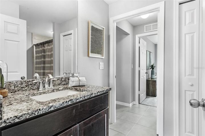 SECONDARY BATHROOM *DISCLAIMER: Renderings, Photos, Virtual Tours are of like model and are used for display purpose only, actual property may vary.