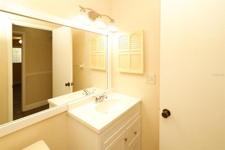 Hall Bath sink/vanity