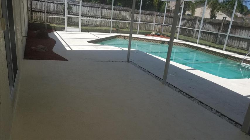 Covered pool lanai