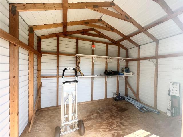 interior of house shed