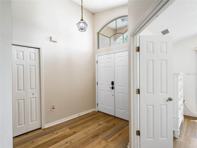 Entry way looking at front door