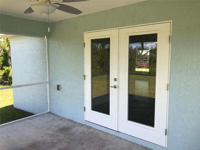 screened in lanai