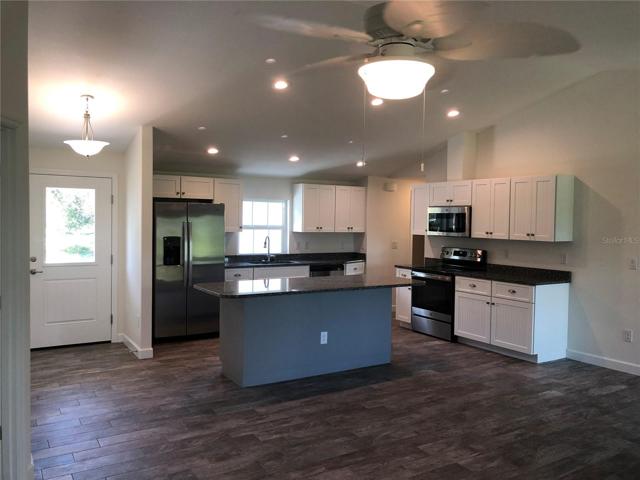 great room and kitchen