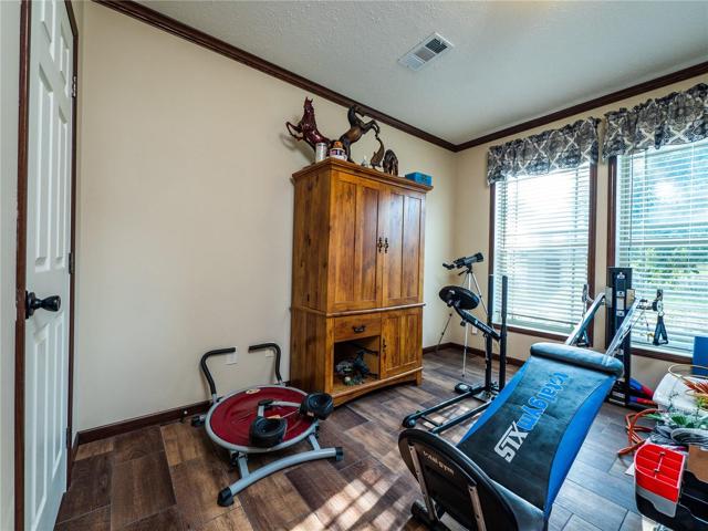 Guest Bedroom 3 used as exercise room