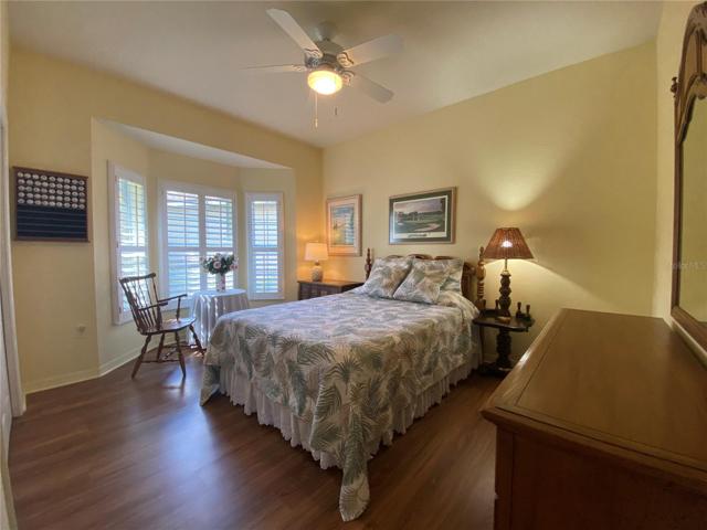 Guest Bedroom with Plantation Shutters