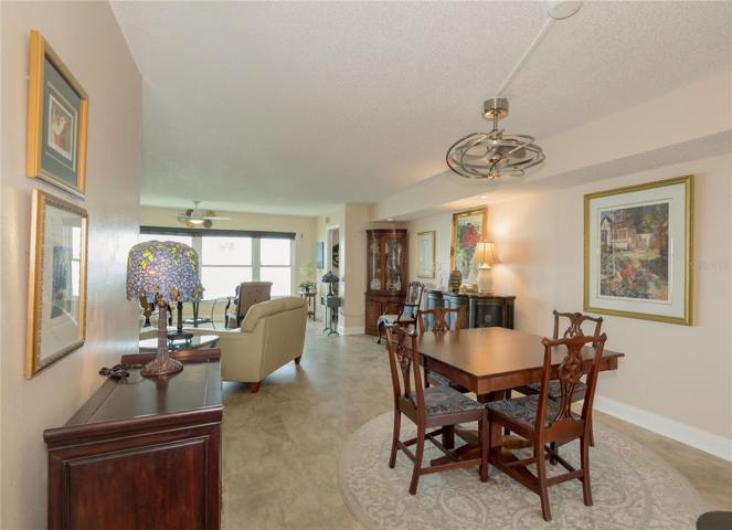 The open concept is bright and full of light.