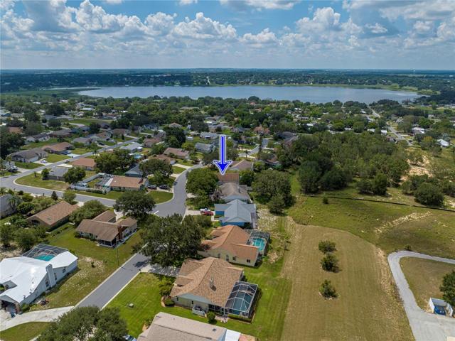 Aerial looking S toward Lake Wailes