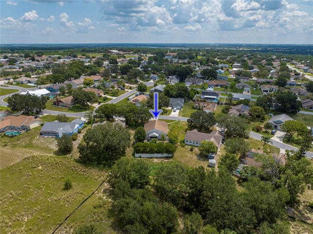 Aerial looking E