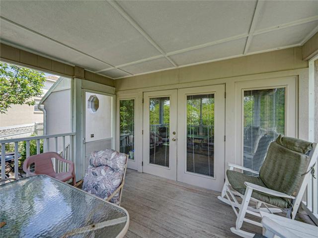 Screen Porch Atrium doors from Family room